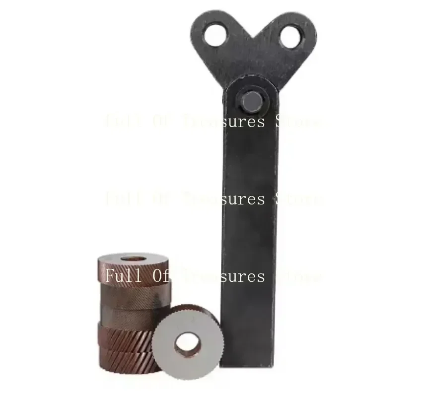 Dual Wheel Knurling Tool Kit 7pcs Pitch 0.5mm 1.0mm 2mm Lathe Cutter Wheel Knurling Tool Set knurling tool set