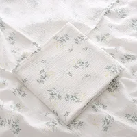 Printed Baby Blanket for Newborn Baby Stuff Cotton Swaddle Bedding Cover Blanket Breathable Infant Receiving Blanket100X100CM 2