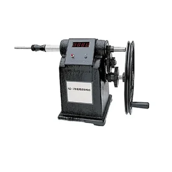 두꺼운 와이어용 수동 코일 와인더, 전자 디스플레이 범위 0-9999 원 와인딩 모터, 최대 직경 2.5mm, NZ-7