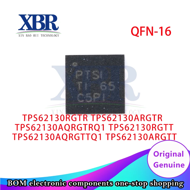 

5PCS TPS62130RGTR TPS62130ARGTR TPS62130AQRGTRQ1 TPS62130RGTT TPS62130AQRGTTQ1 TPS62130ARGTT QFN-16 DC-DC Switching Regulator