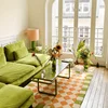 Checkered Area Rug Living Room Non-slip Entrance Door Mat Sofa Table Large Area Carpets Bedroom Bedside Floor Mat Home Decor Rug 5