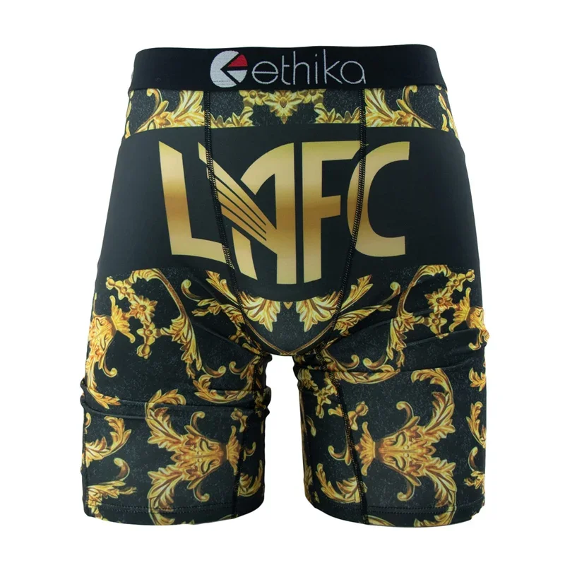 Men Underwear Boxers Fashion Printed  Male Panties Lingerie Men Underpants Boxershorts Trunks Plus Size Breathable Men's Boxers