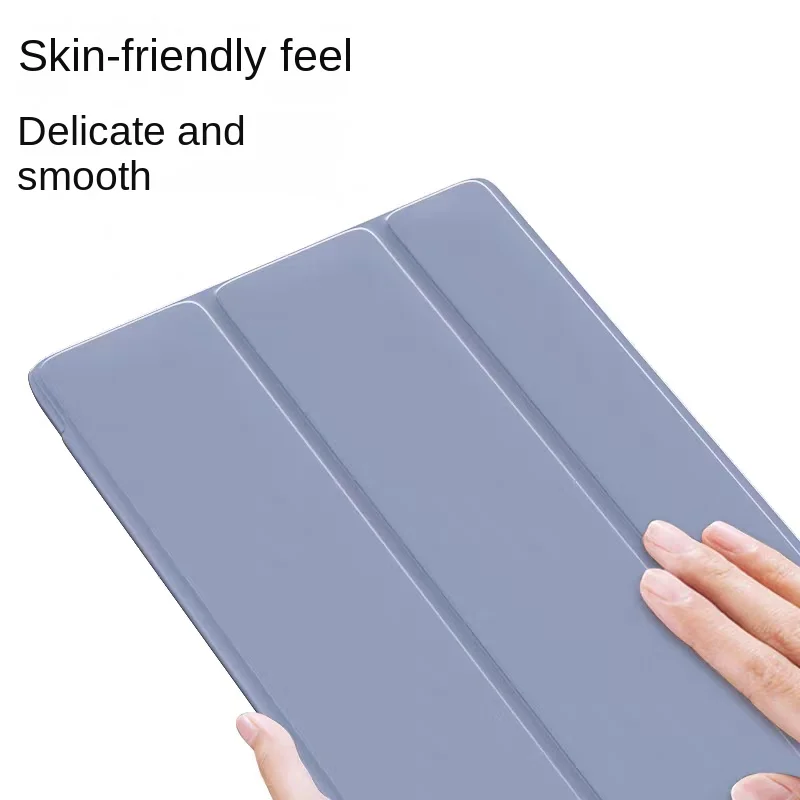 Trifold PU Leather Stand Case with Soft TPU Back