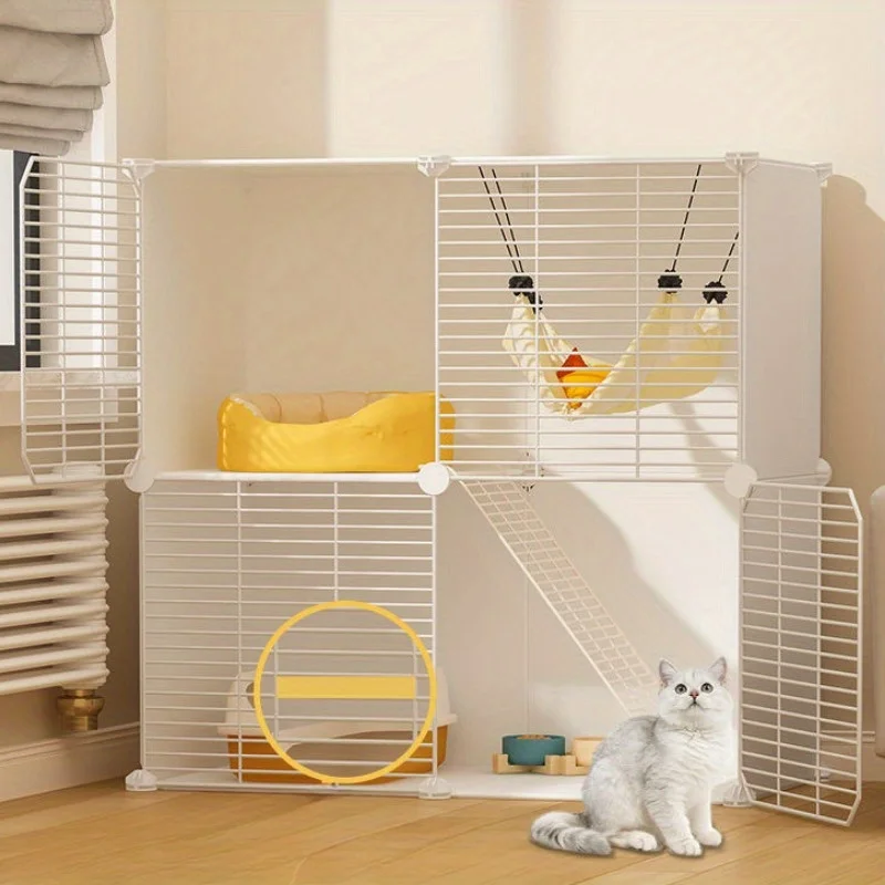 

1pc Dog Cage, Household Small And Medium-sized Dog Multi-layer Cage, Convenient Pet Cage
