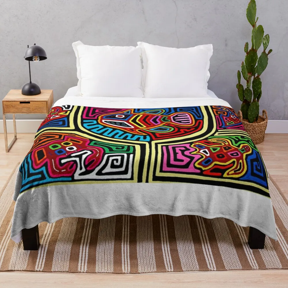 Mola De Panama Coperta Copriletto Extra Large Coperte