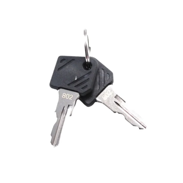 2Pcs for Linde electric forklift key 801, Yonghengli BYD power start key, tractor accessories 802