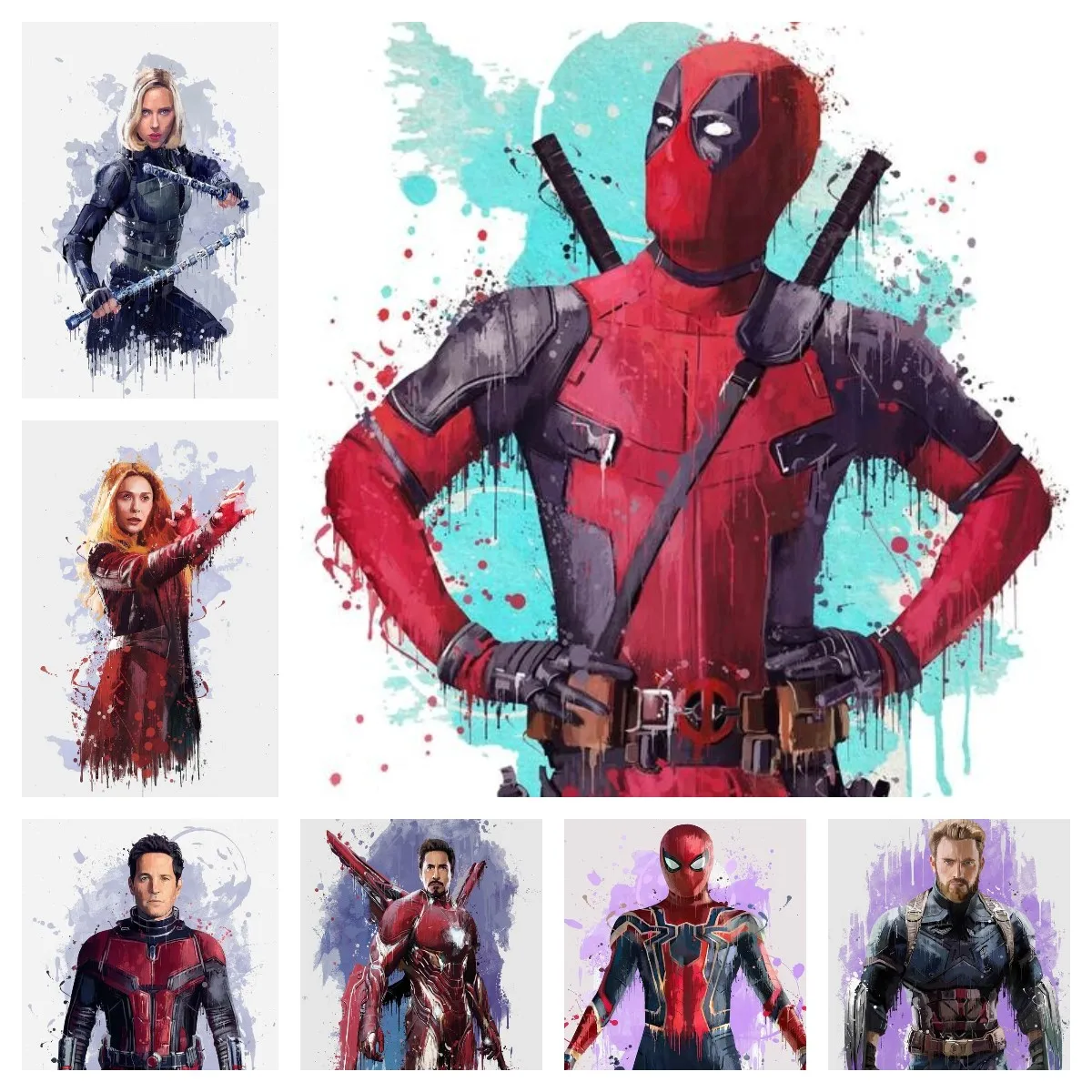 5D Diy Diamond Painting Kit Marvel Avengers Infinity War On Wall Art Iron Man Decorative Nordic Children Room Home Decoration