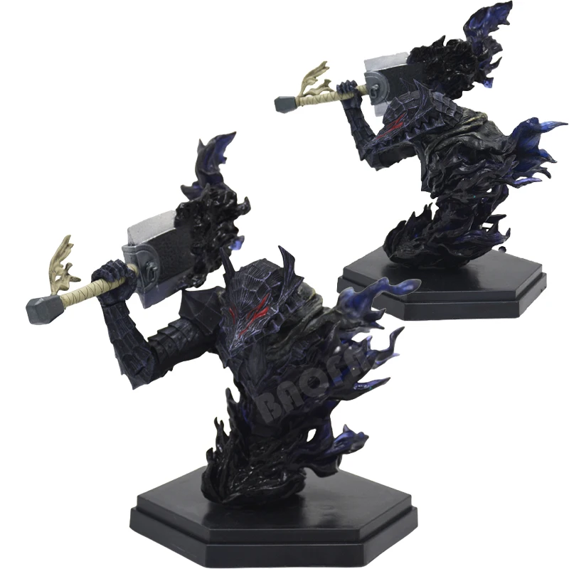 12Cm Berserk Buds L Anime Figure Buds Berserker Armor Action Figure Berserk Black Spadaccino Figurine Modello Da Collezione Giocattoli Regalo