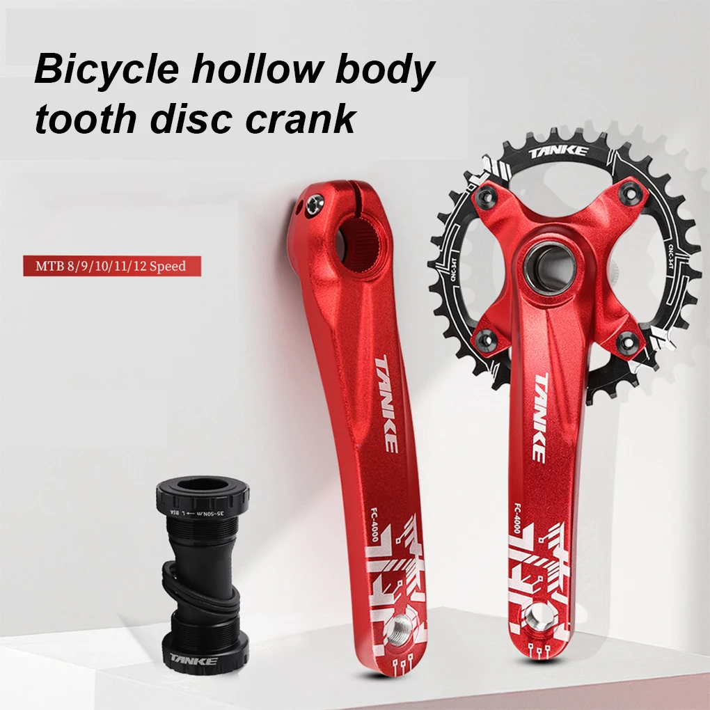 

Hollowtech Crank Wear-resistant Center Axle Integrated Crankset Chainwheel