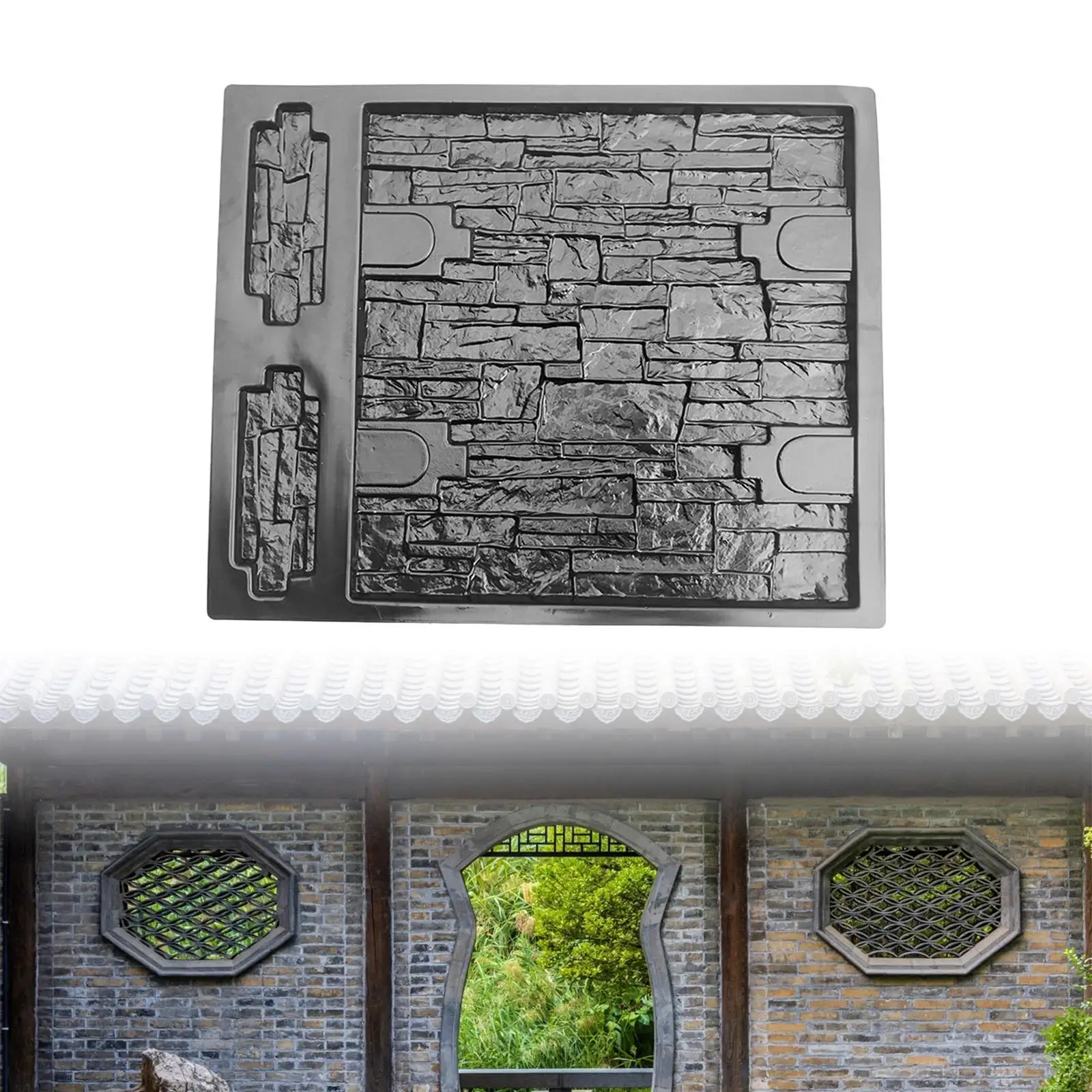 Moule à béton - SURENHAP - 53x43x6 cm - Plastique durable - Facile à