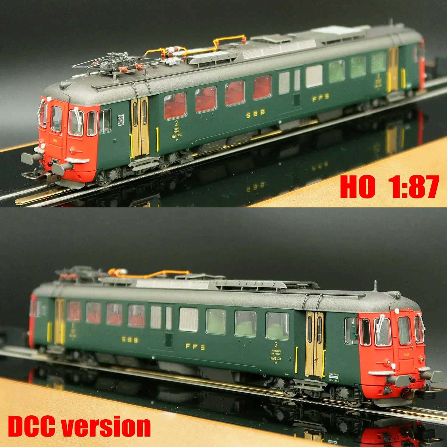 Piko Train Model Ho 1/87 96823 Rbe4/4 Intercity Train Sbb Swiss Digital Sound Effect (Versione Dcc) Rail Car Toy