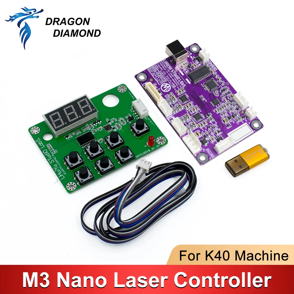 Lihuiyu M2 M3 Nano Laser Controller Madre Scheda Principale Pannello Di Controllo Dongle B Fai Da Te Incisore Cutter System 3020 3040 K40 Macchina