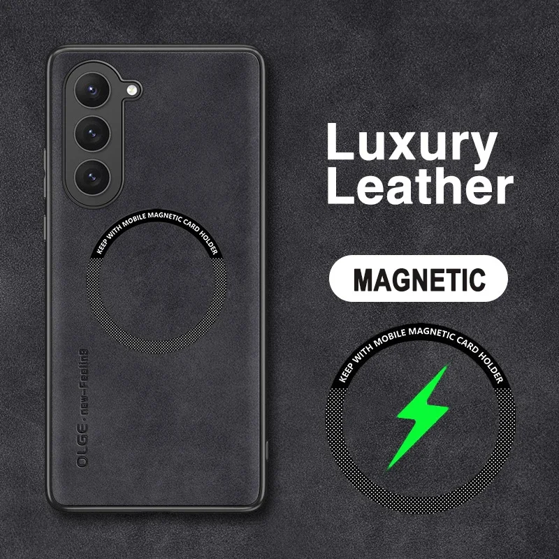 Samsung MagSafe Leather Case with Wireless Charge 1