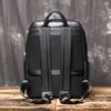 New Genuine Leather Backpack, Men's Large-Capacity Top-Layer Cowhide Wheeled Travel Backpack 3