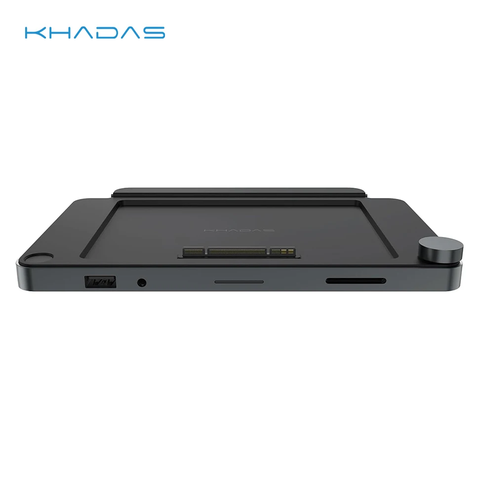 

Khadas Dock Multi I/O Expansion Ports Hub with High-Speed Mind Link for Khadas Mind Mini PC and Audio Adjustment& Fingerprint