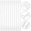 200 Pcs Manicure Cotton Swabs Buds with Different Heads Spherical Safe Baby Care White 2