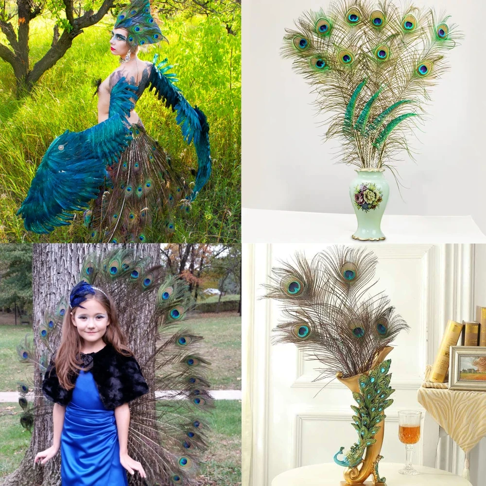 10 stuks natuurlijke struisvogelveren voor ambachten bruiloft woondecoratie 15 20cm/25 30cm/30 35cm party struisvogelpluimen middelpunt decor zwart, 15 20cm 6 8inch