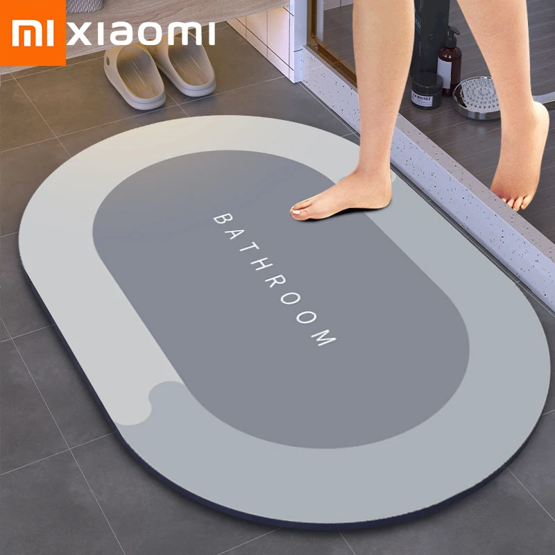 XiaomiYoupinBathMatSuperAbsorbentNonSlipBathroomRugQuick