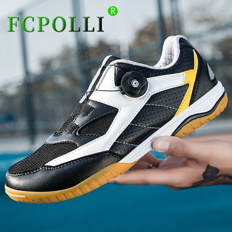 

Professional Table Tennis Shoes For Couples Indoor Leather Gym Shoes Men Women Anti Slip Badminton Shoes Brand Table Tennis Shoe