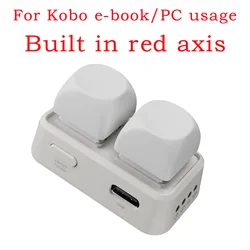 Lightweight Wireless Bluetooth Dual Button Page Turner (WH)