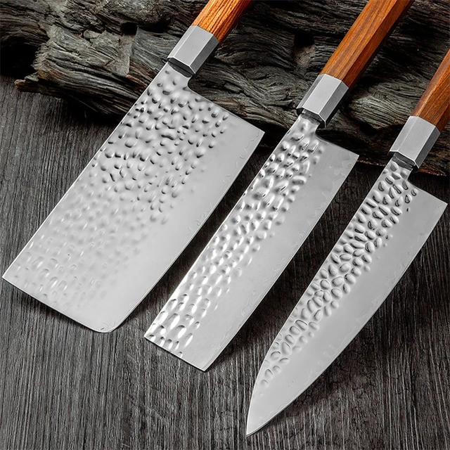 Couteau japonais Nakiri en acier Damas, ustensile de cuisine