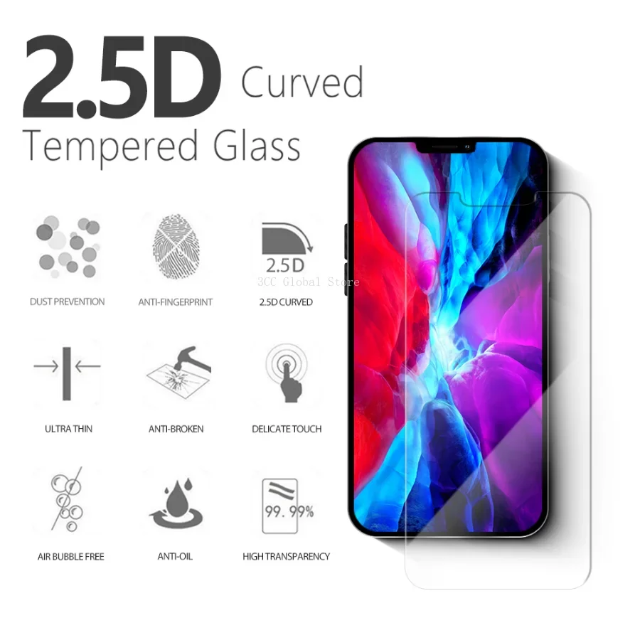 Фото Защитное стекло для OPPO R9 R9S R11s Plus A57 A59 R11 Plus R7S R7 A37 A77 A73 A79 A83 F11Pro A9 A5 2020, 2 шт. №4