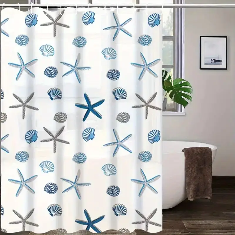 Shower Curtain PEVA Waterproof Bathroom