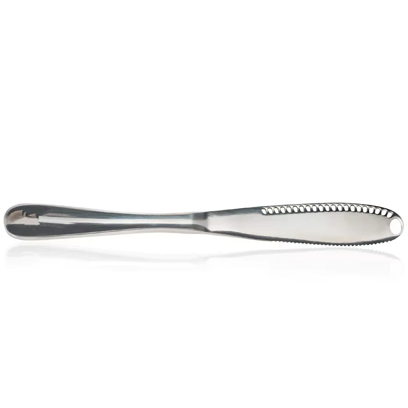 3 in 1 Butter Knife Stainless Steel Butter Spreader Cheese Spreaders with Holes and Serrations