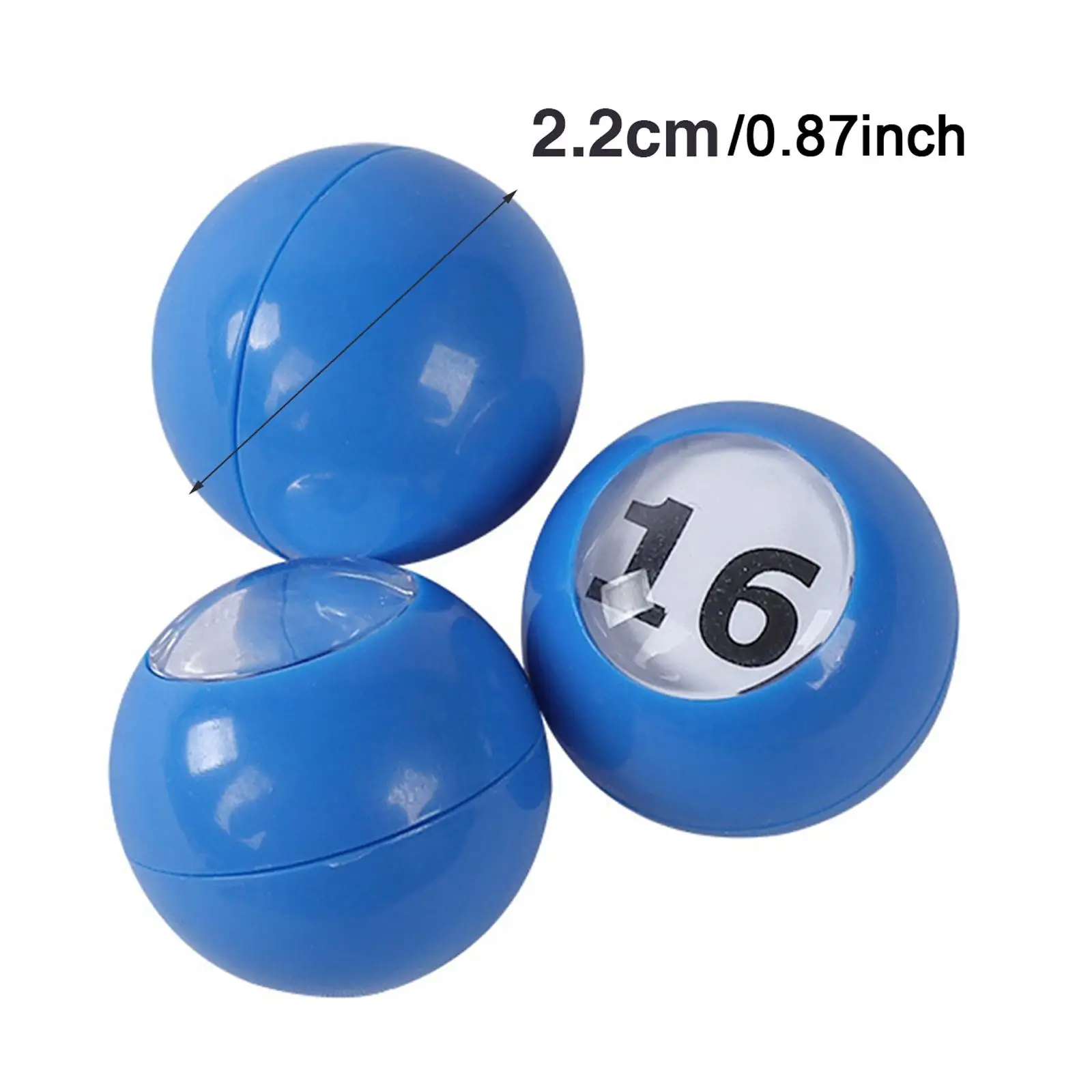 150x Bingo Balls Equipment Replace with Easy Read Window Raffle Balls for Home Parties Camping Game Night Large Group Activities