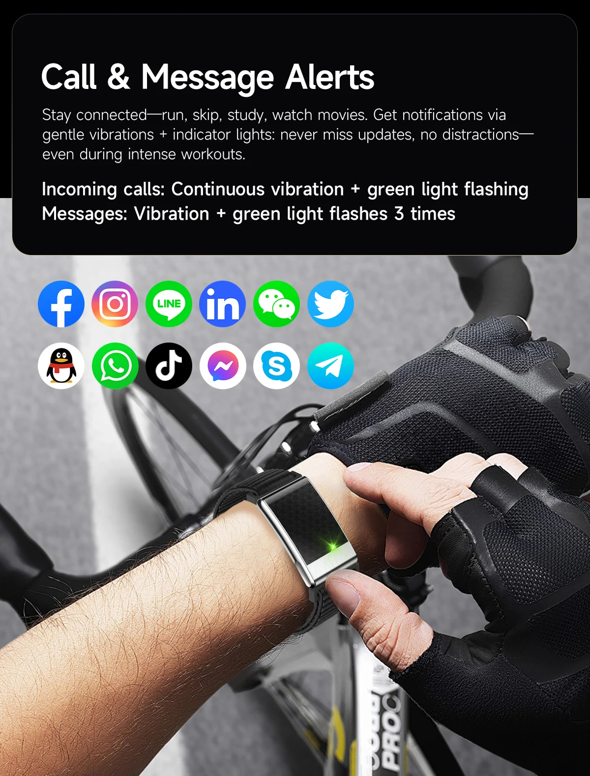 New No Screen Health Bracelet Precise Heart Rate Blood Pressure ECG Monitor Call Reminder Smart Watch Sport Band Fitness Tracker