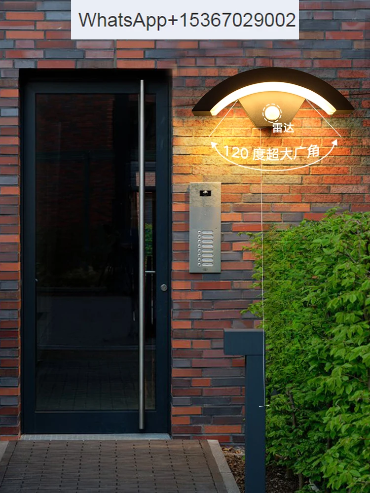 

Human body induction wall lamp outdoor waterproof exterior wall LED door balcony staircase induction aisle light