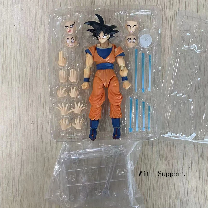 Compre SHF Dragon Ball Z Super Saiyan Goku Figure Blue Hair PVC Toys 15cm  barato — frete grátis, avaliações reais com fotos — Joom