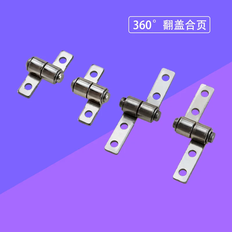 Small Metal Damping Hinge With Adjustable Torque 360 Degree Flip And Free Stop Positioning