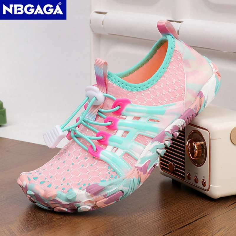 Kids Water Shoes Children Barefoot Shoes Comfortable Trail Running Shoes Breathable Non-Slip Hiking Shoes for Outdoor Beach 2