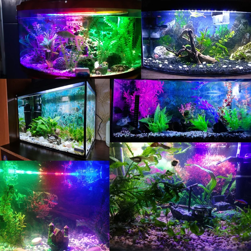 LED Aquarium Light Waterproof Fish Tank Lamp for Decor Plant 18-58CM 220-240V 5730chip,aquarium light,led lamp,aquarium lamp