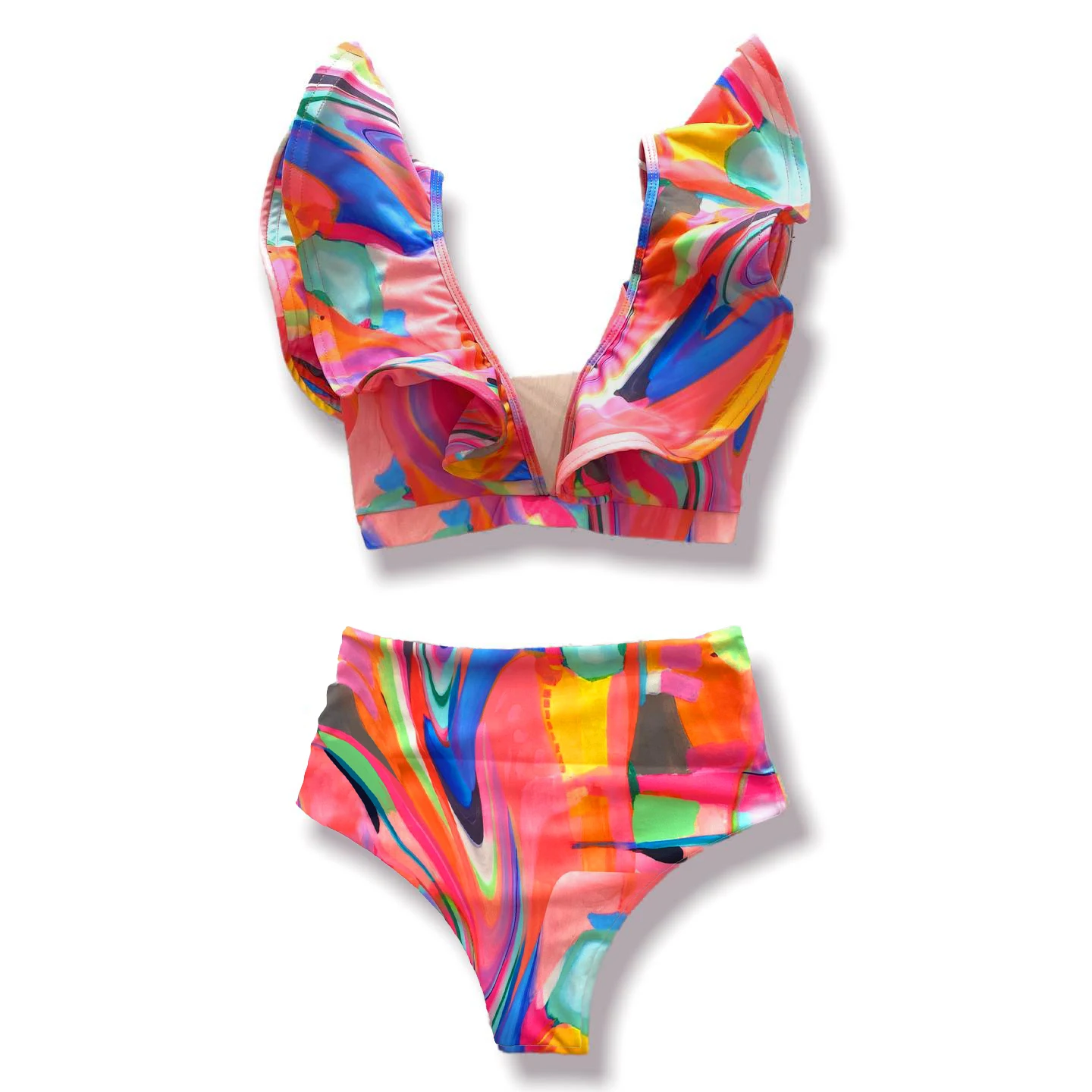 tiedye bathing suit