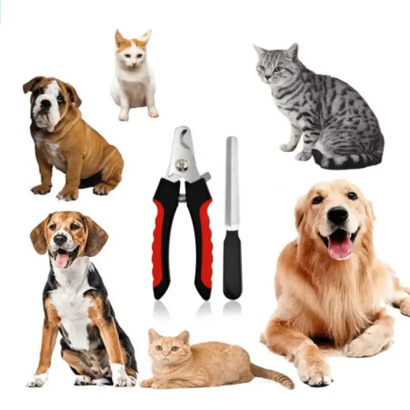 Stainless Steel Pet Nail Clipper Scissors for Dogs Cats Grooming