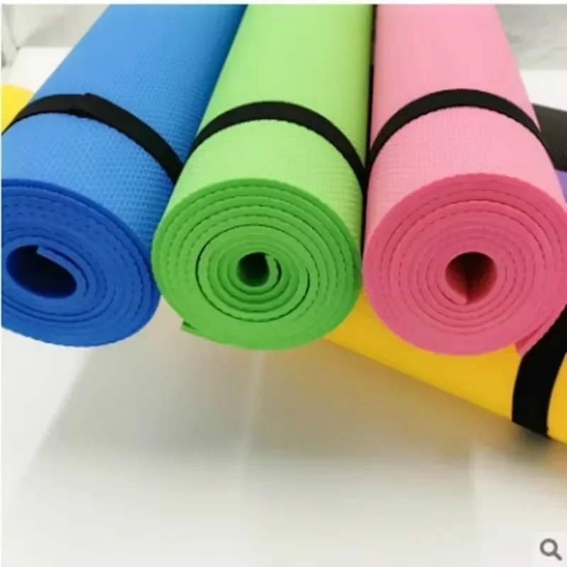 Yoga Mat 4MM Thick 173cmX61cm Non-slip Exercise Mat for Fitness Pilates Workout Gym