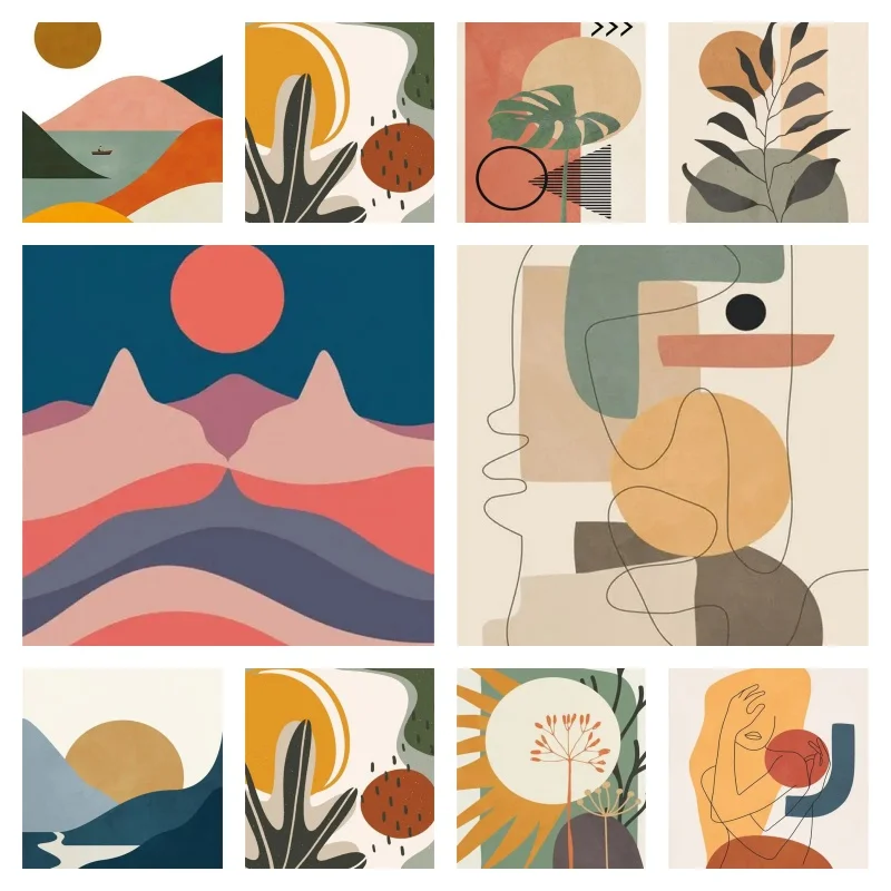 

Painting By Numbers DIY Frame abstract painting Modern Wall Art Picture By Numbers Acrylic Canvas By Numbers For Home Decoration