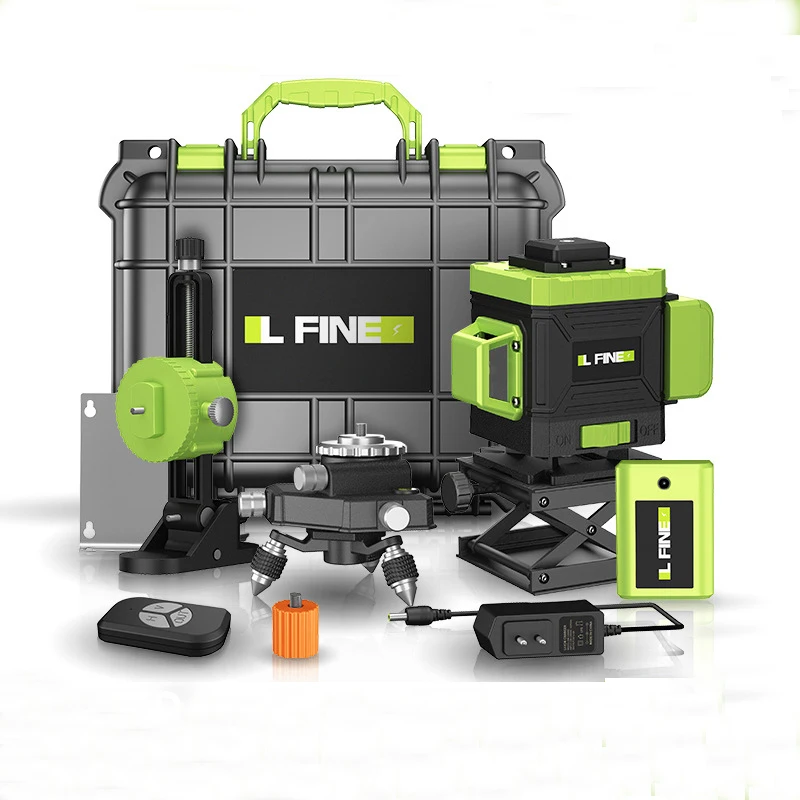 Livello Laser 4d A 16 Linee Linea Verde Autolivellante 360 Croce 