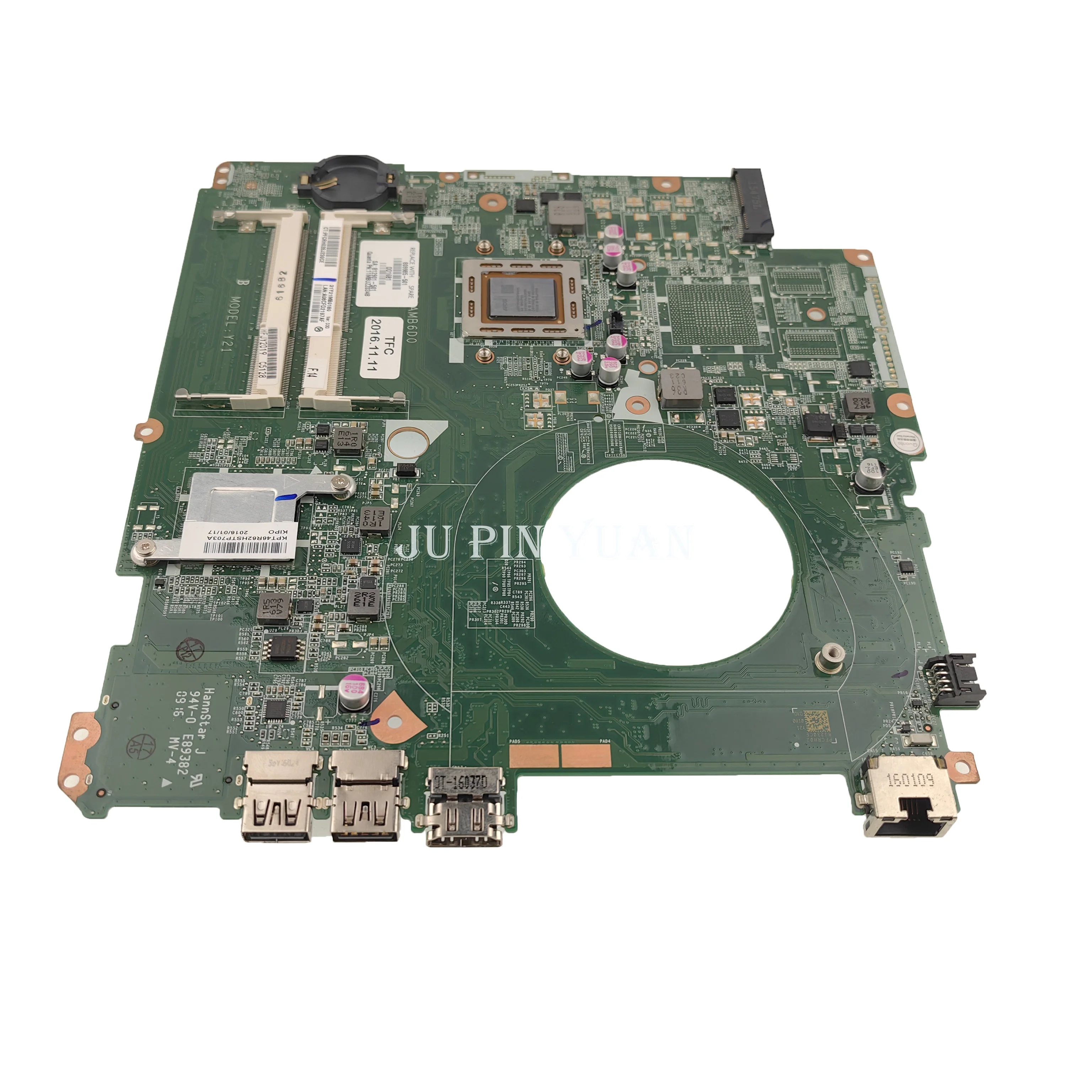 17-p computador portátil placa-mãe 809985-501 809985-001 day21amb6d0 totalmente testado