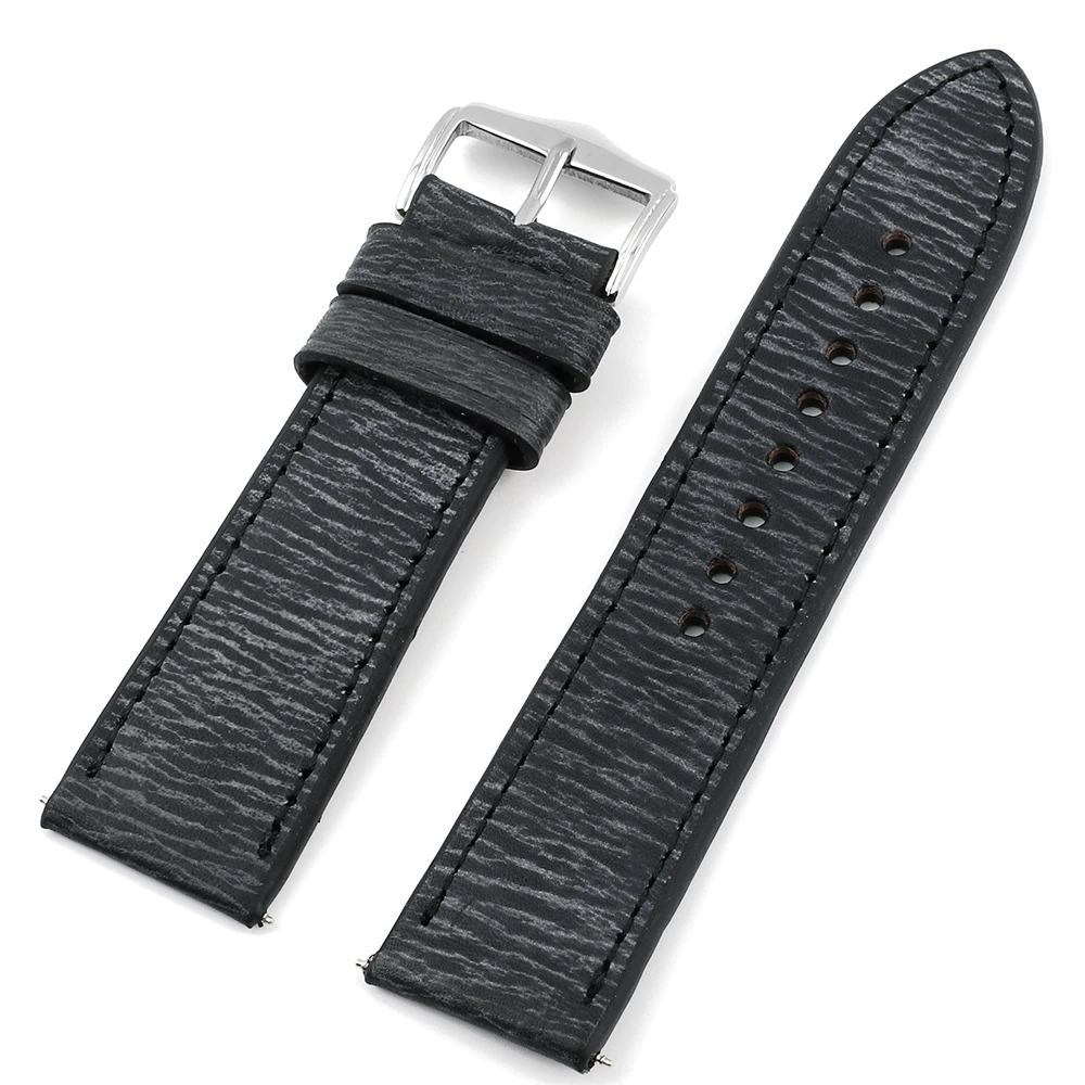 Handmade Vintage Multi-Color Watch Strap - 24mm Premium Leather Band