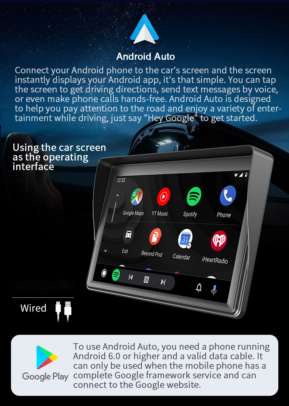 S988593dabd3649818683f6ecd1a0e11e0 Portable Car Radio Multimedia Video Player 7 Inch Wireless Carplay Android Touch Screen Universal Car Intelligent Systems