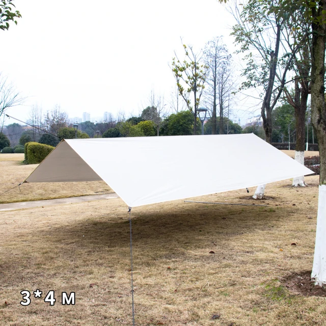 Naphely Menhely Poliészter Blokkolja Az Ultraibolya Vízálló Ezüst Bevonat Könnyű Kempingjét Napellenző Sokoldalú Égbolt Függöny - Image 6