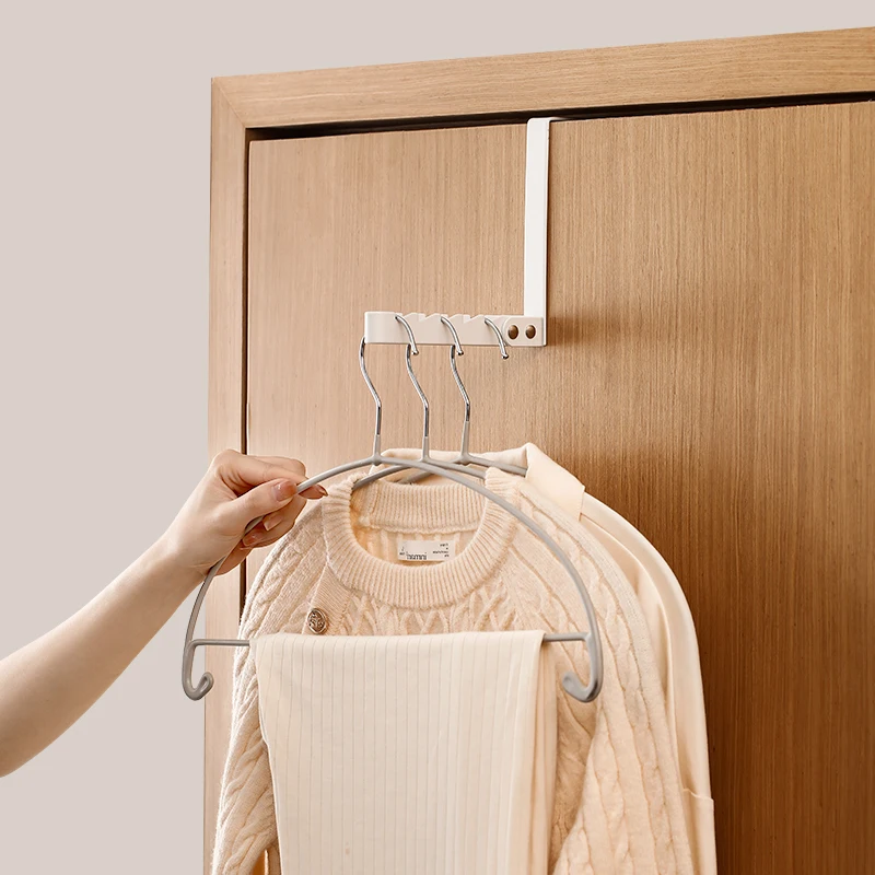 Foldable Storage Rack Behind the Door Foldable Metal Hook On The Door for Clothes Hangers Clothes Storage Hook Hanger Storager storage hook door hook