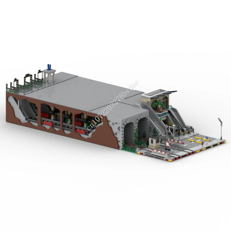 

11939 шт., Модульные строительные блоки MOC для станции метро и торгового центра