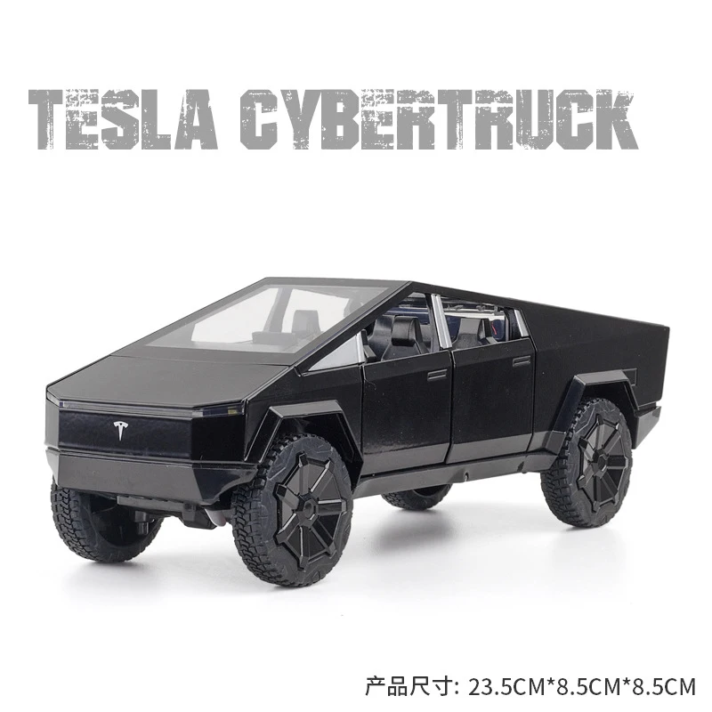 remote control boats Suv 1/64 Tesla Cybertruck Pickup Alloy Car Model Diecasts Metal Toy Vehicles Car Model Simulation Collection Matchbox Cars Gift pixar cars diecast Diecasts & Toy Vehicles