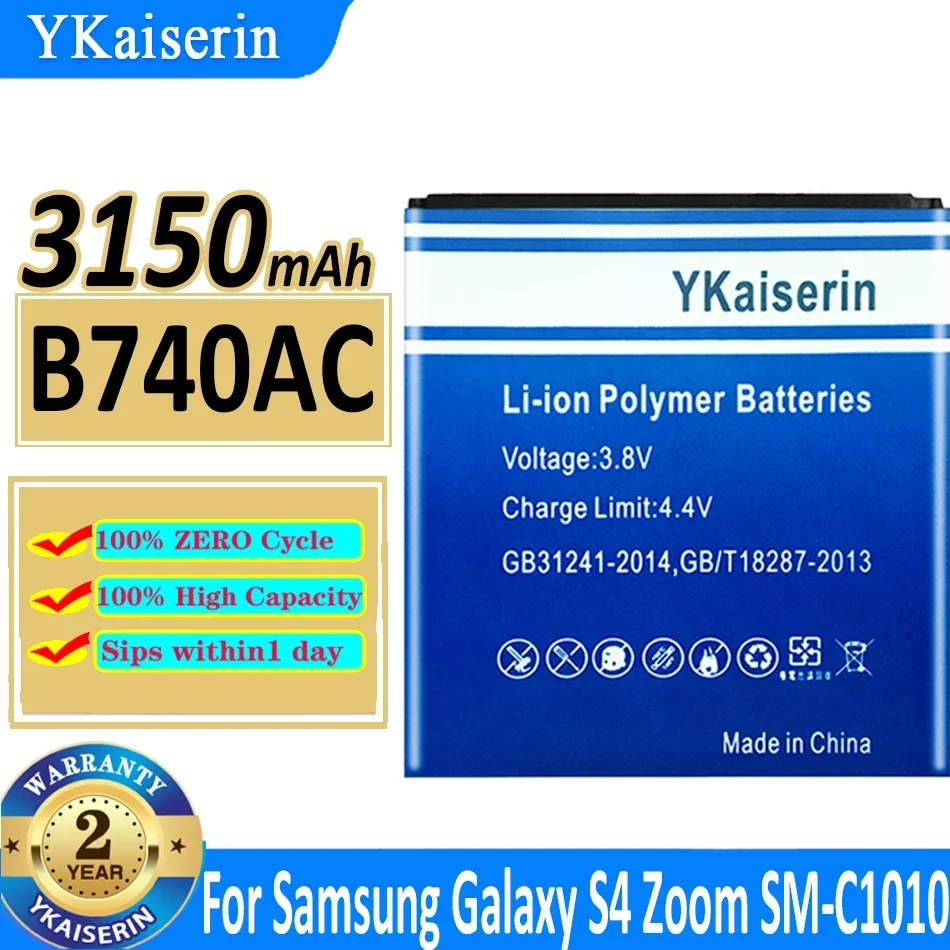 Batteria Ykaiserin B740Ac 3150Mah Per Samsung Galaxy S4 Zoom C101 C1010 C105 C105K C105A Batteria Del Telefono