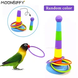 Interesting Mini Iron Ring Toys, Suitable for Parrots Intellectual Development Games, Colorful Ring Bird Activity Training Toys