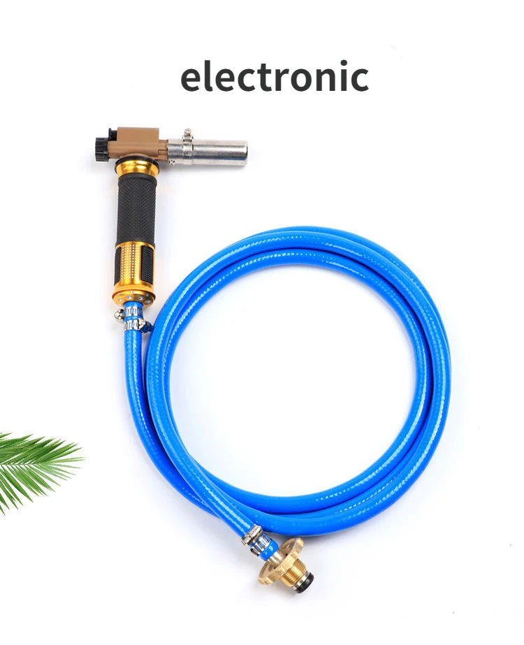 2.5 Meter Hose Liquefied Propane Gas Electronic Ignition Welding Gun Torch Machine Tools for Soldering Weld Cooking Heating tig